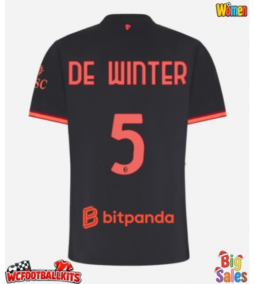 AC Milan Koni De Winter #5 Replica Third Stadium Shirt for Women 2026-27 Short Sleeve